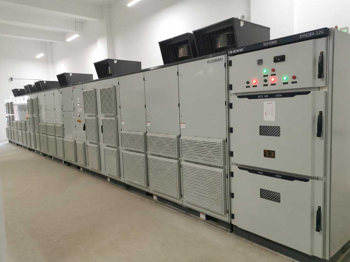 ABB-ACS580MV中压变频器的同步切换柜